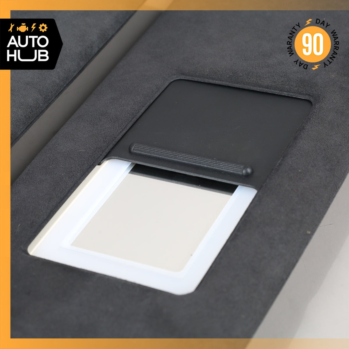 11-14 Porsche Cayenne 958 GTS Sun Visor Sunvisor Left Side Suede OEM - photo 6