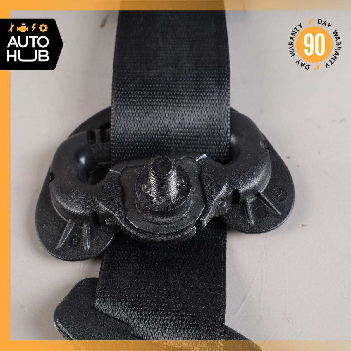 BMW E90 328i 335i Front Left Driver Side Seatbelt Seat Belt Black OEM 67k - photo 8