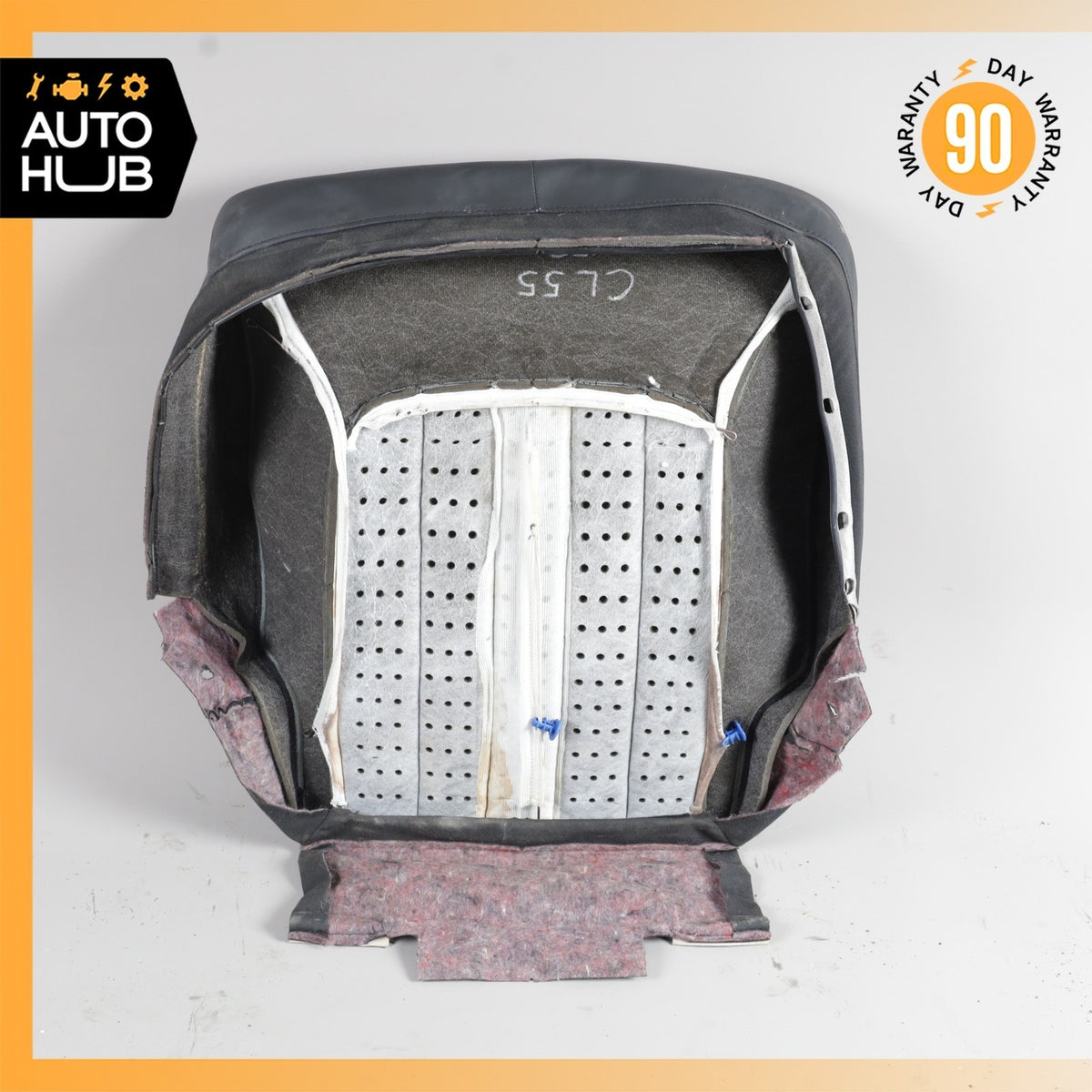 03-06 Mercedes W215 CL55 AMG Front Right Lower Bottom Seat Cushion Skin OEM - photo 6