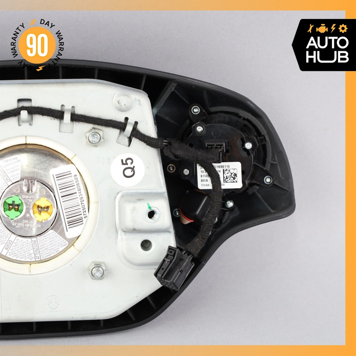 07-10 Mercedes W221 S63 AMG S550 Steering Wheel Airbag Air Bag 221860040 OEM - photo 6