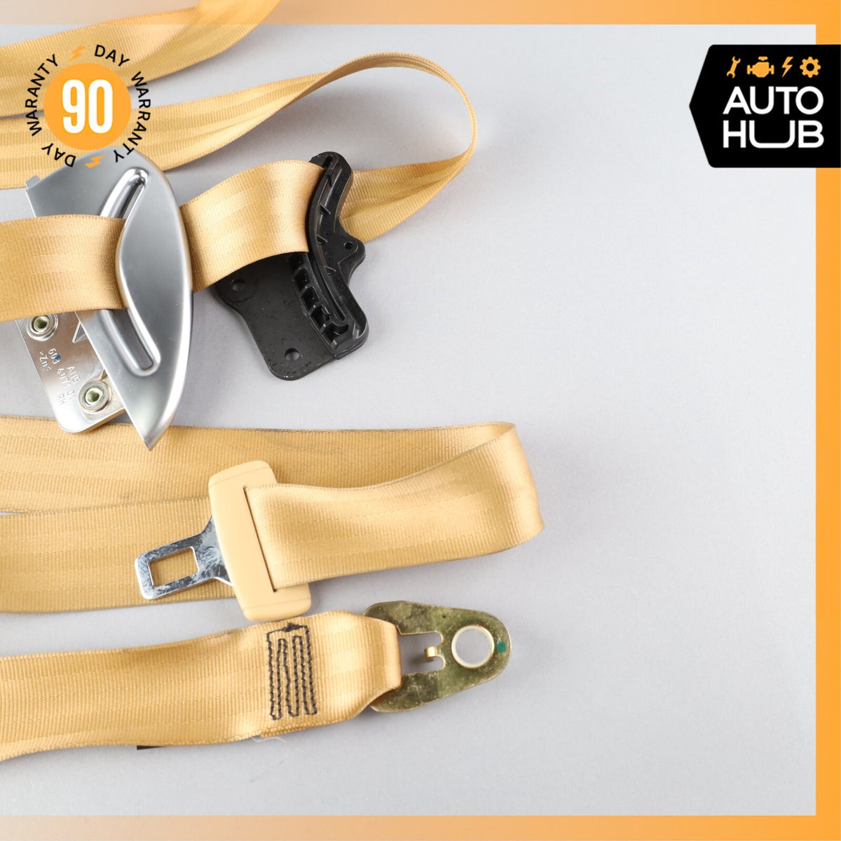 03-06 Bentley Continental GT Front Right Passenger Side Seat Belt OEM 81k - photo 6