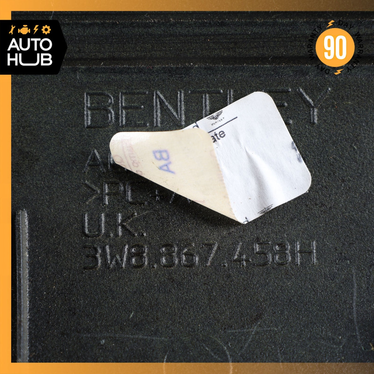 03-10 Bentley Continental GT Front Right Side Interior Trim Panel A Pillar OEM - photo 12