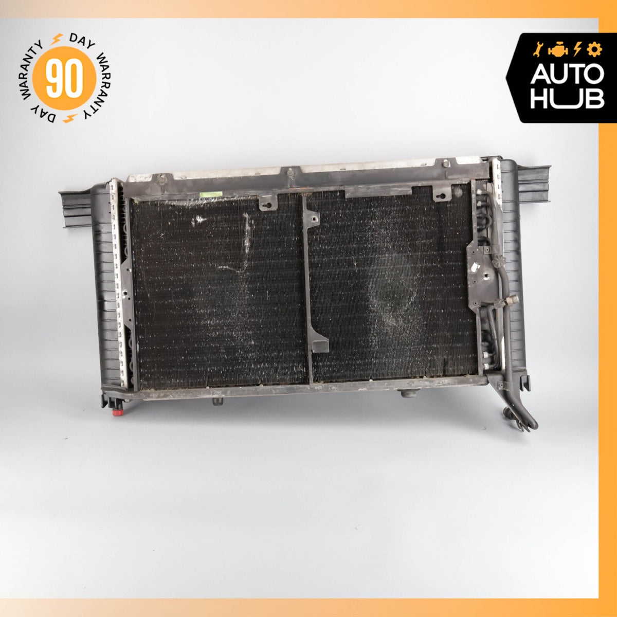92-94 Mercedes R129 300SL SL320 Engine Cooling Radiator AC Air A/C Condenser OEM - photo 2