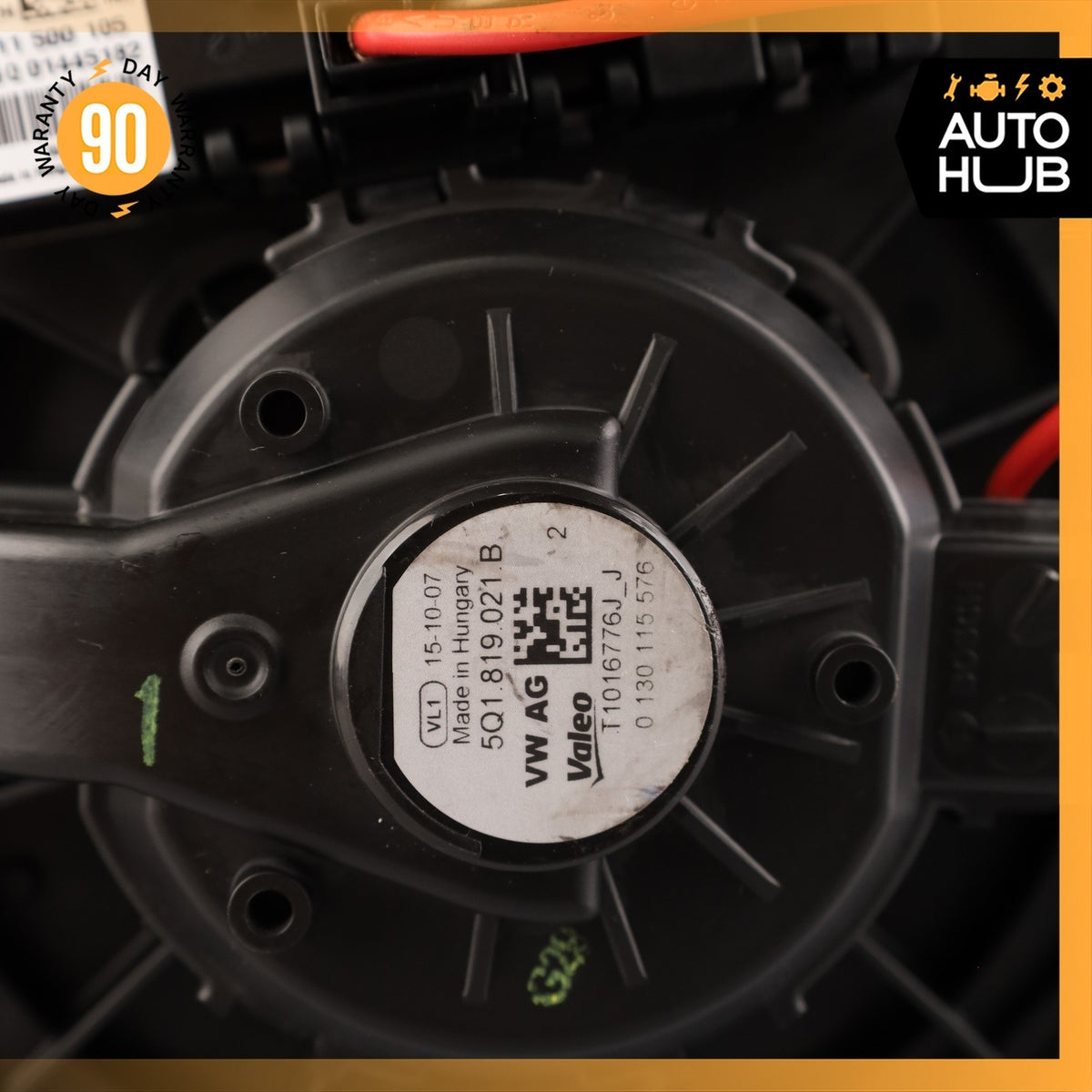 15-20 Audi 8V A3 E-Tron AC A/C Heater Blower Fan Motor 5Q1819021B OEM - photo 9