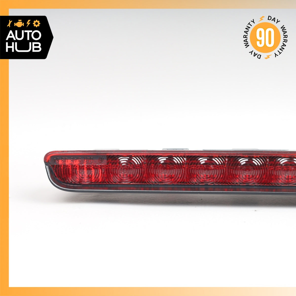 07-14 Mercedes W221 S600 CL550 S400 Rear 3RD Third Brake Stop Light Black OEM - photo 2