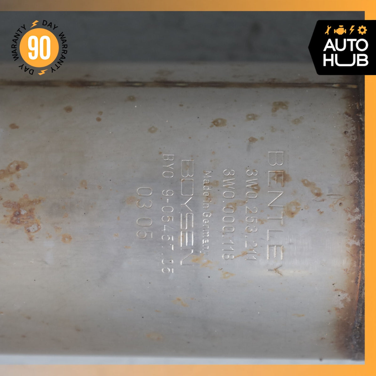 Bentley Continental GT 6.0L Middle Exhaust Downpipe Left & Right Side OEM - photo 5