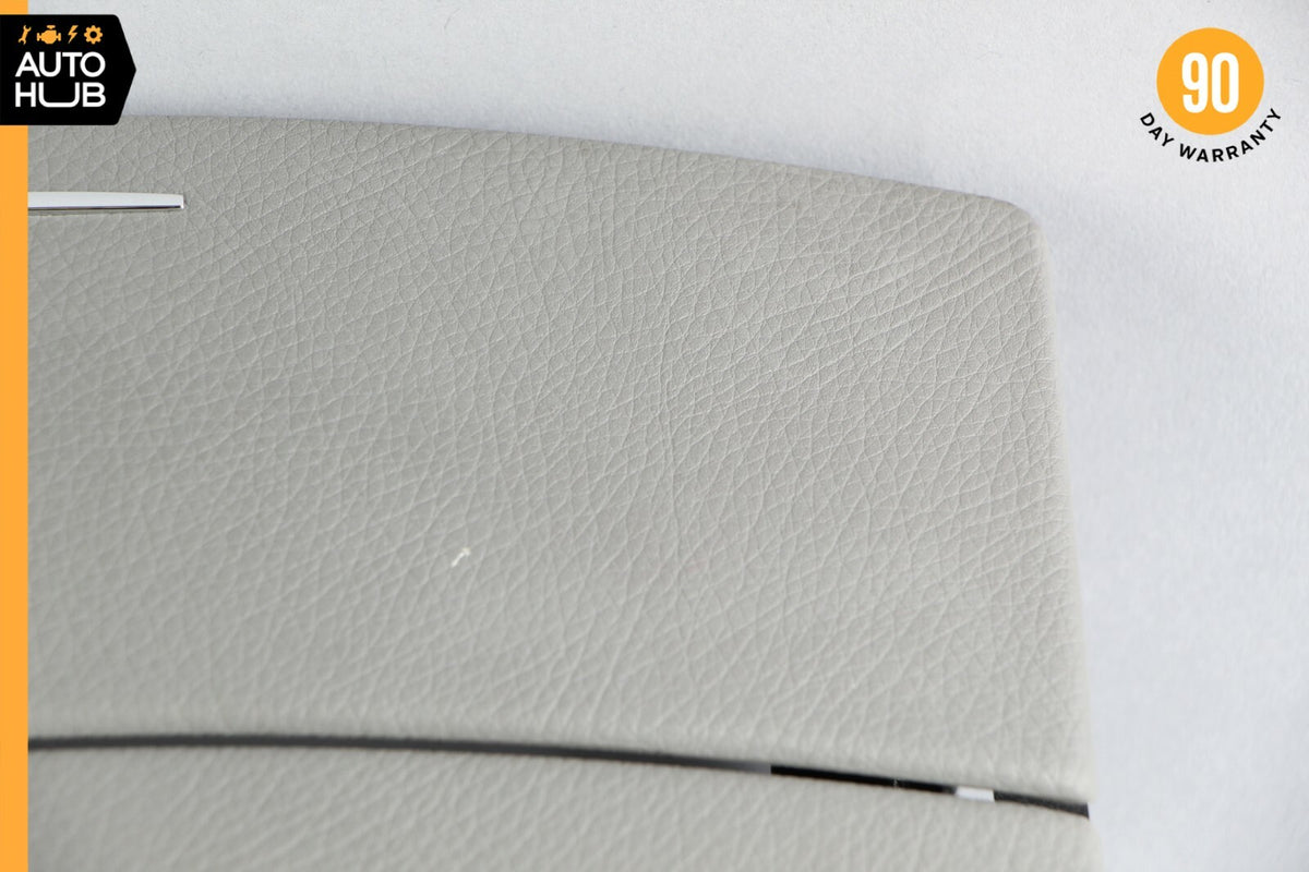 07-09 Mercedes W221 S550 S450 Center Console Dashboard CD Player Cover Gray OEM - photo 3