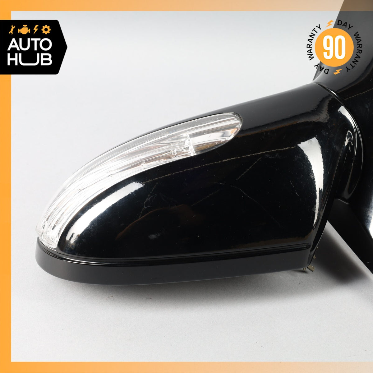04-08 Mercedes R230 SL550 SL500 SL55 Left Side Rear View Door Mirror Black OEM - photo 10