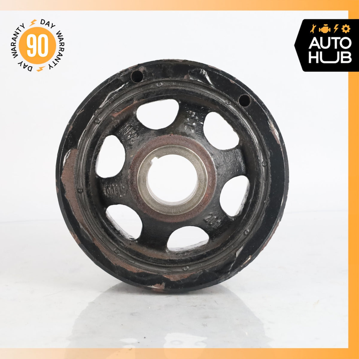 07-15 Mercedes W164 ML63 E63 SLS AMG Crank Shaft Pulley Harmonic Dampener OEM - photo 3