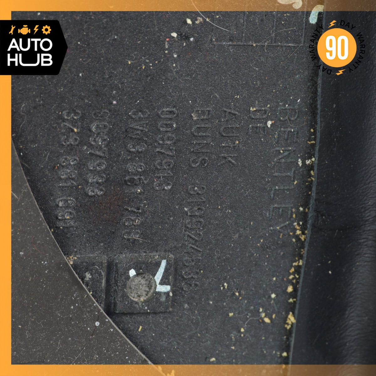 07-11 Bentley Continental GTC GT Seat Back Cover Panel Front Left Side OEM - photo 19