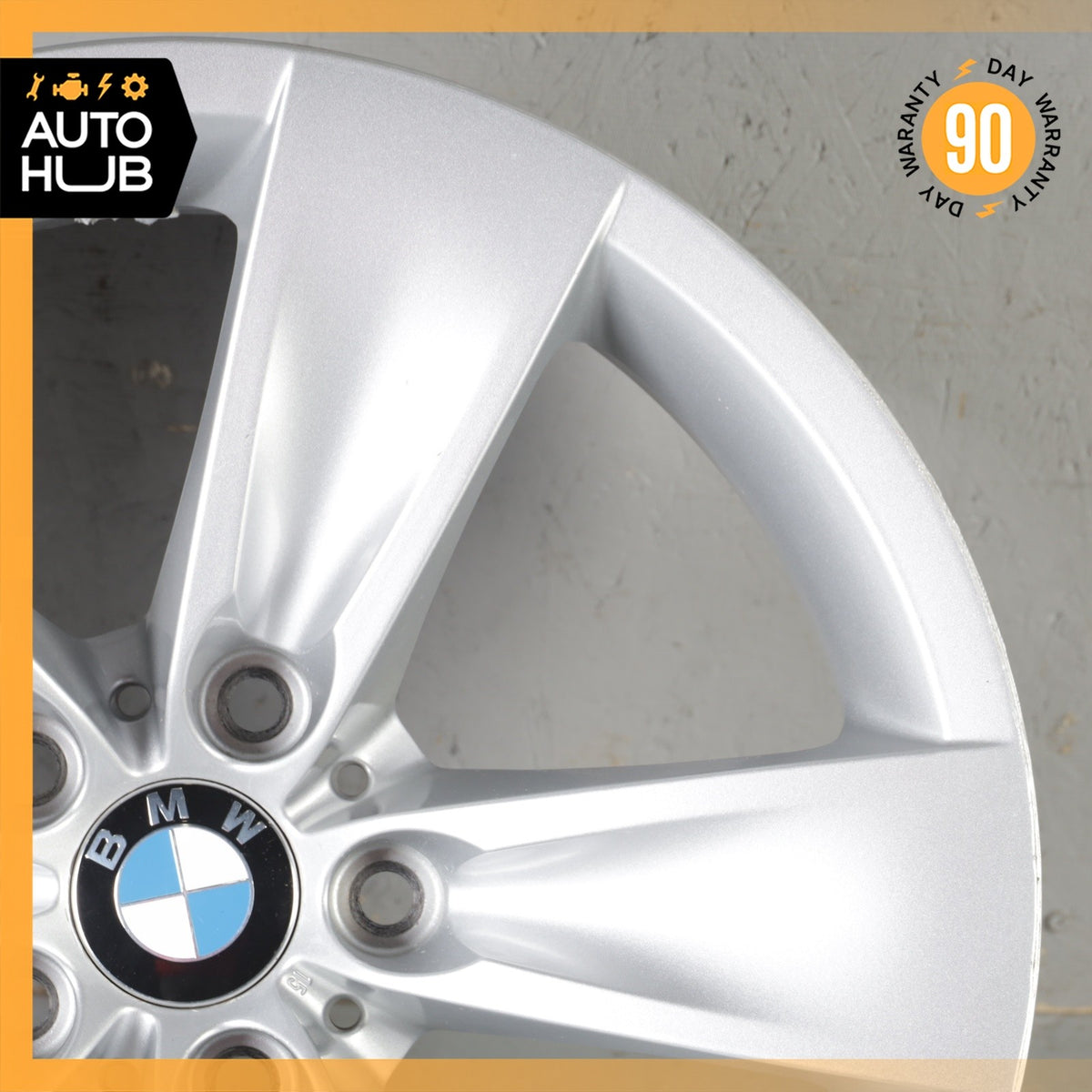 BMW E60 528i 535i 550i 8 x 18 18" Style 246 Wheel Rim Silver 6777349 OEM - photo 2