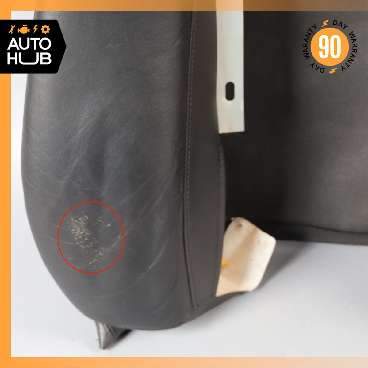 04-08 Cadillac XLR Right Passenger Side Top Upper Seat Cushion Black OEM - photo 4