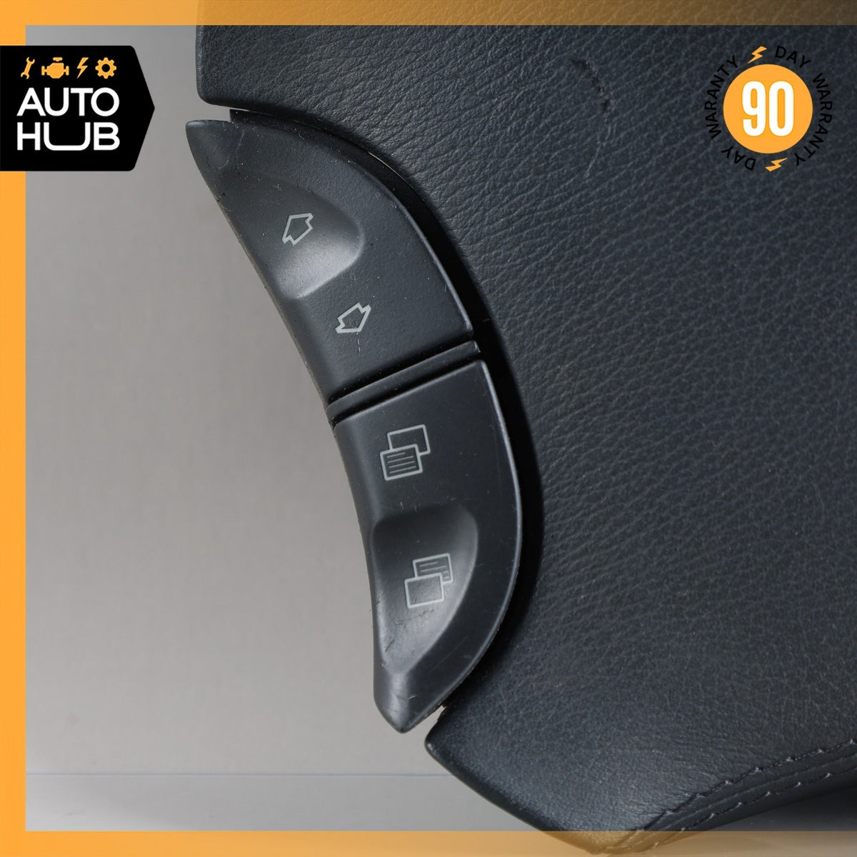 00-06 Mercedes W215 CL500 S350 CL55 AMG Steering Wheel Air Bag Airbag Black OEM - photo 3
