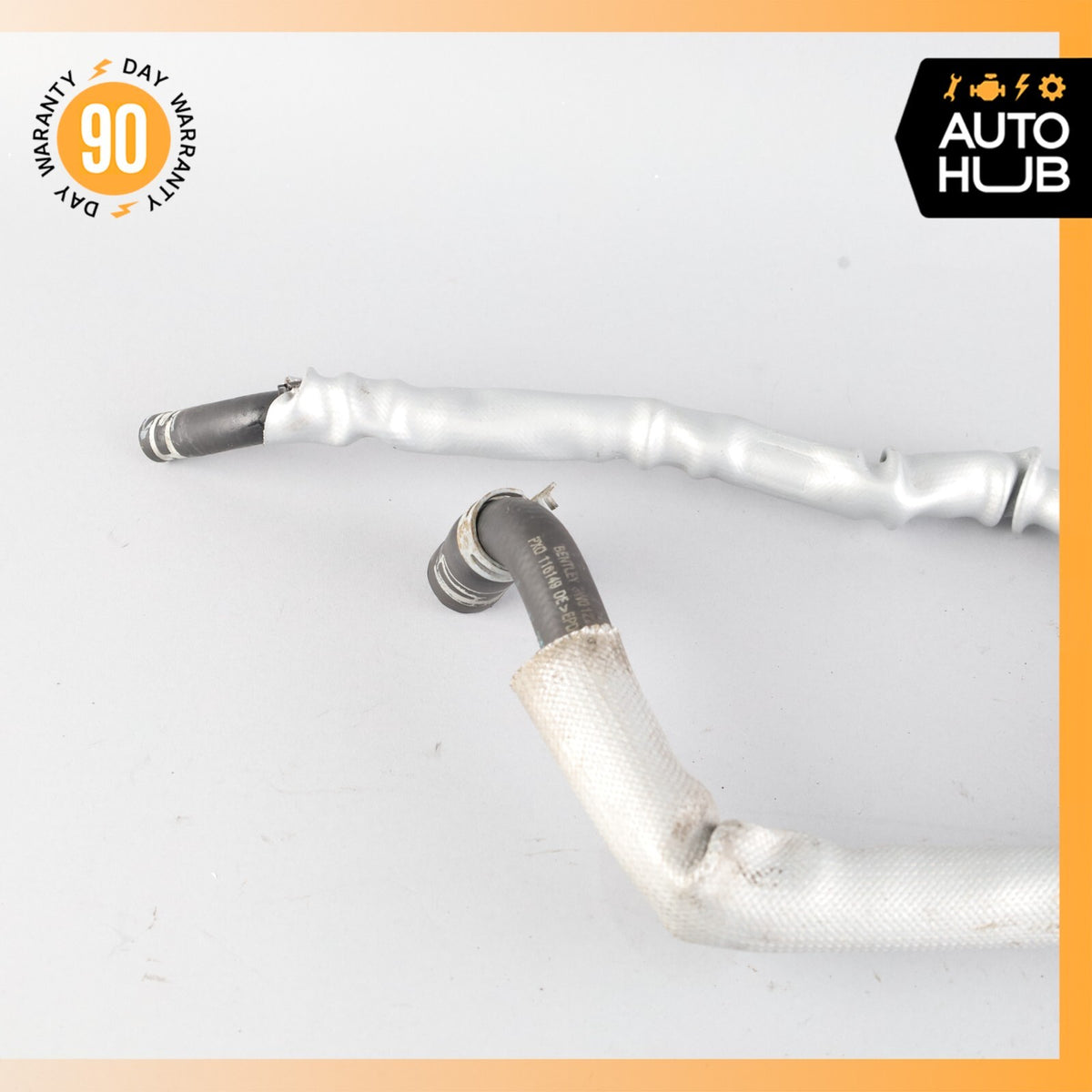 03-13 Bentley Continental Flying Spur 6.0L Coolant Breather Pipe Line OEM 58k - photo 3