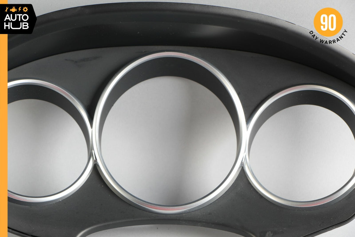 12-18 Mercedes W218 CLS550 CLS63 Instrument Cluster Speedometer Bezel Trim OEM - photo 3