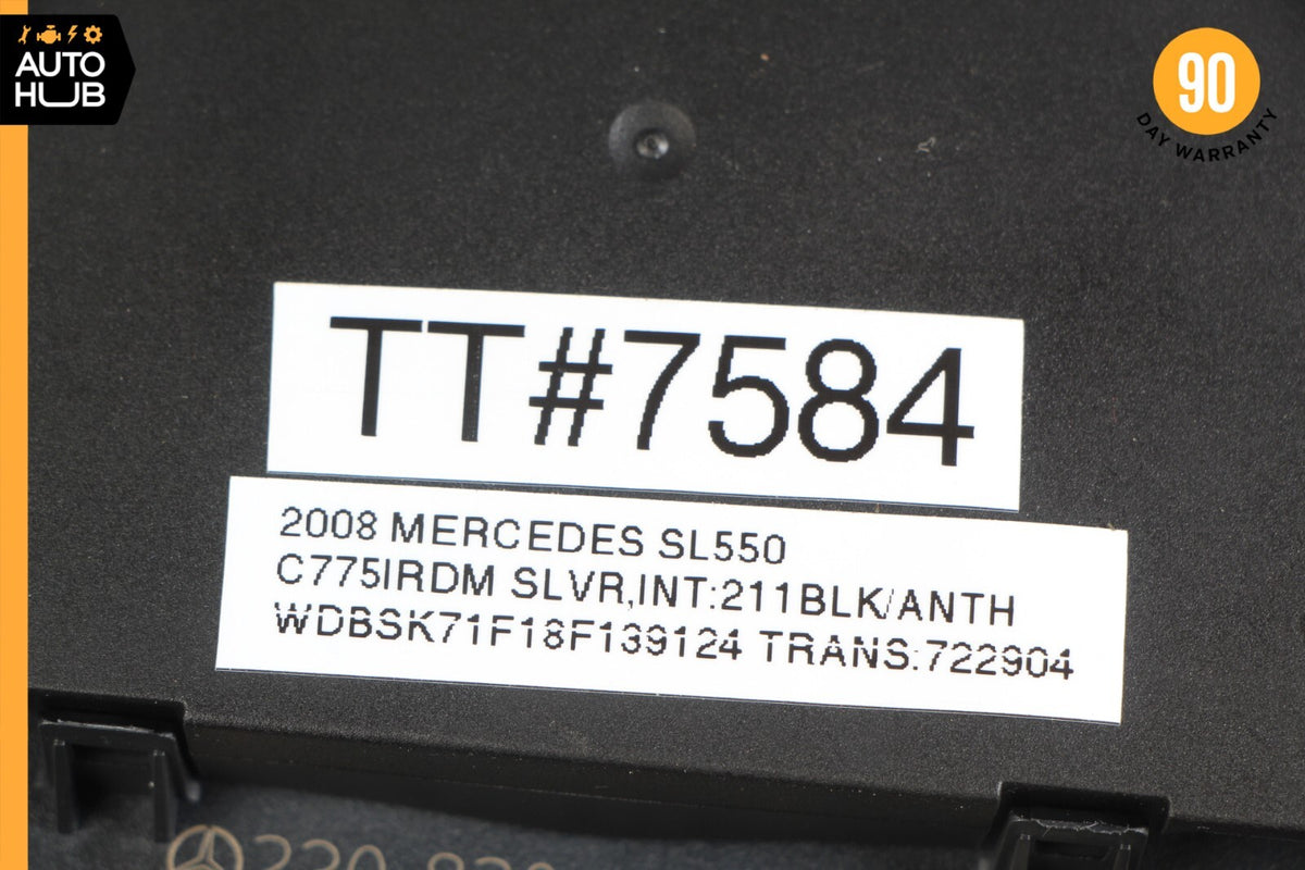 07-08 Mercedes R230 SL550 SL600 Under Seat Control Module Right Side OEM - photo 11