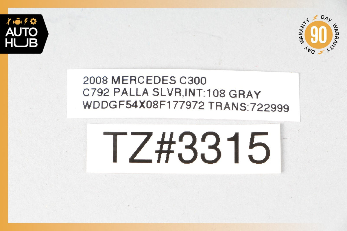 08-15 Mercedes W204 C300 GLK350 Seat Airbag Air Bag SRS Front Left Gray OEM - photo 12