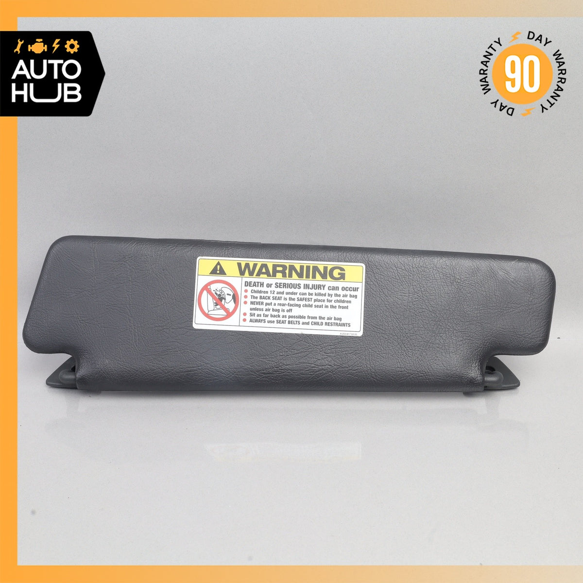 97-04 Mercedes R170 SLK230 SLK320 Right Side Sunvisor Sun Visor Black OEM - photo 7