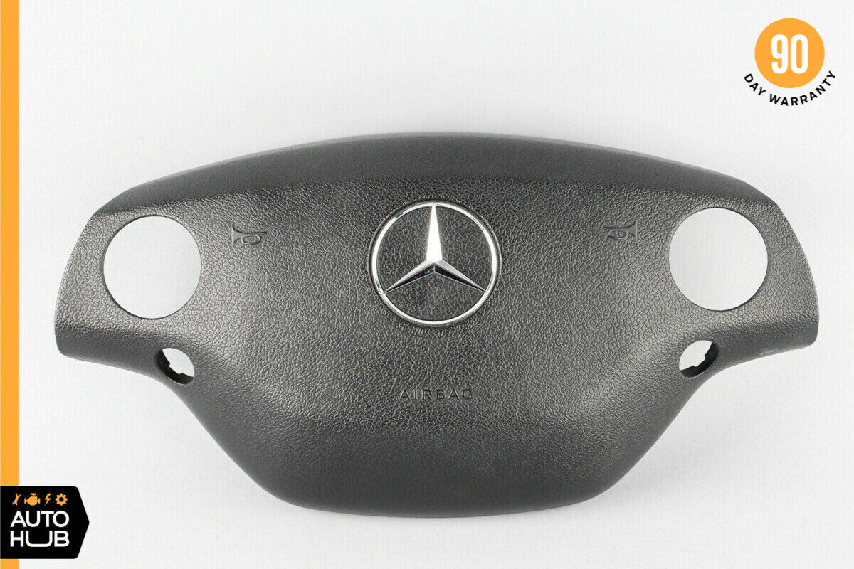07-10 Mercedes W221 S550 CL550 S63 AMG Steering Wheel Airbag Air Bag Black OEM - photo 1