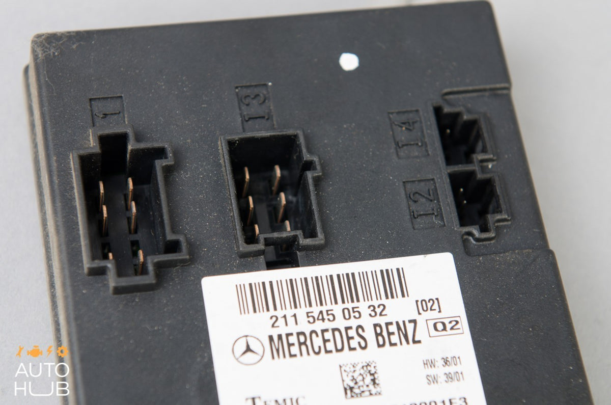03-11 Mercedes W211 E350 E500 CLS500 Body Control Module Unit BCM BCU 2115450532 - photo 3
