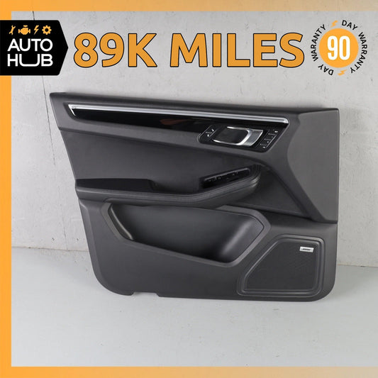 15-24 Porsche Macan 95B Front Left Driver Side Interior Door Panel Black OEM 89k - photo 1