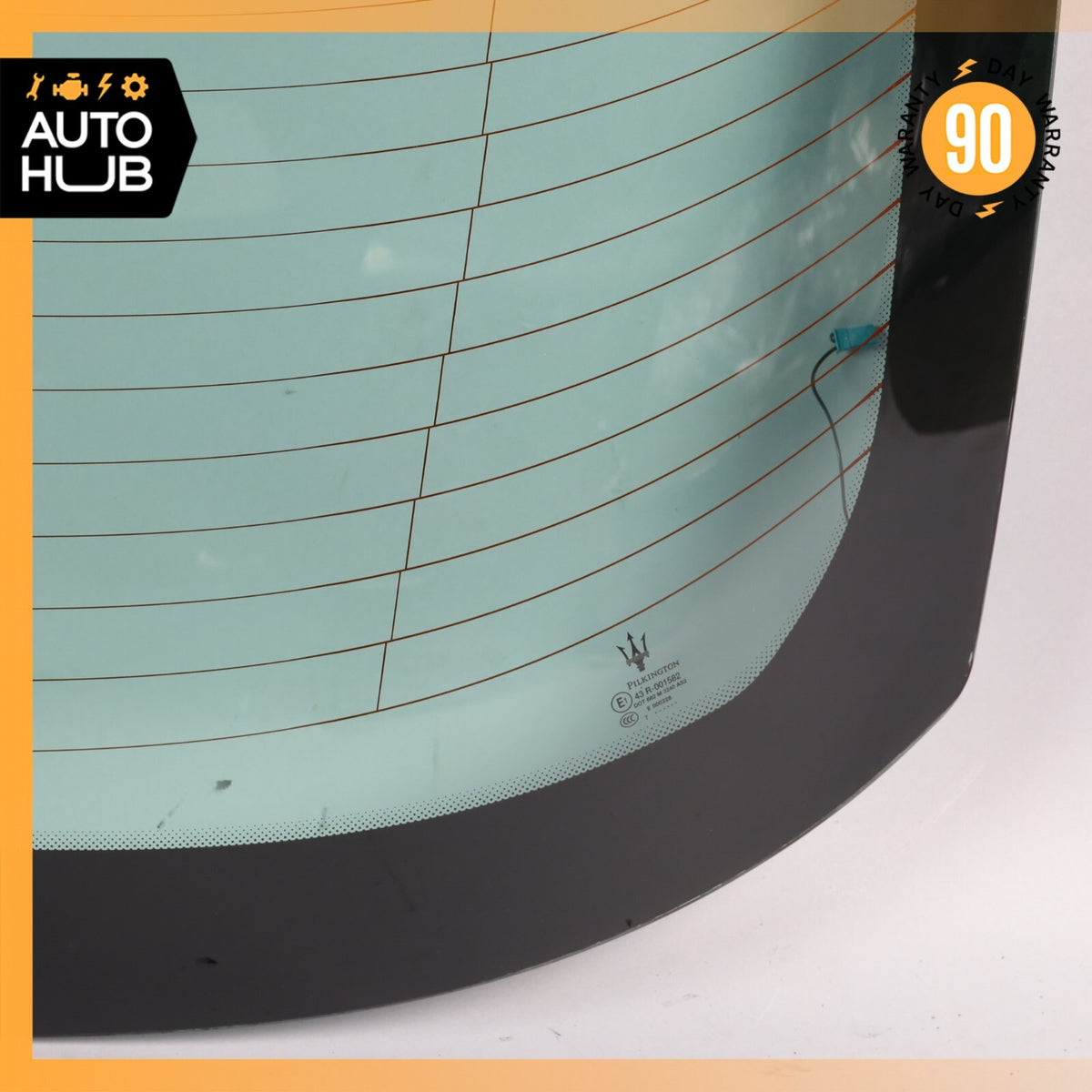 08-18 Maserati GranTurismo M145 Rear Windshield Wind Shield Back Glass OEM 76k - photo 6