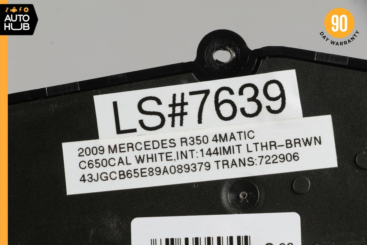 06-13 Mercedes W251 R350 GL450 ML350 Front Right Seat Control Switch Module OEM - photo 11