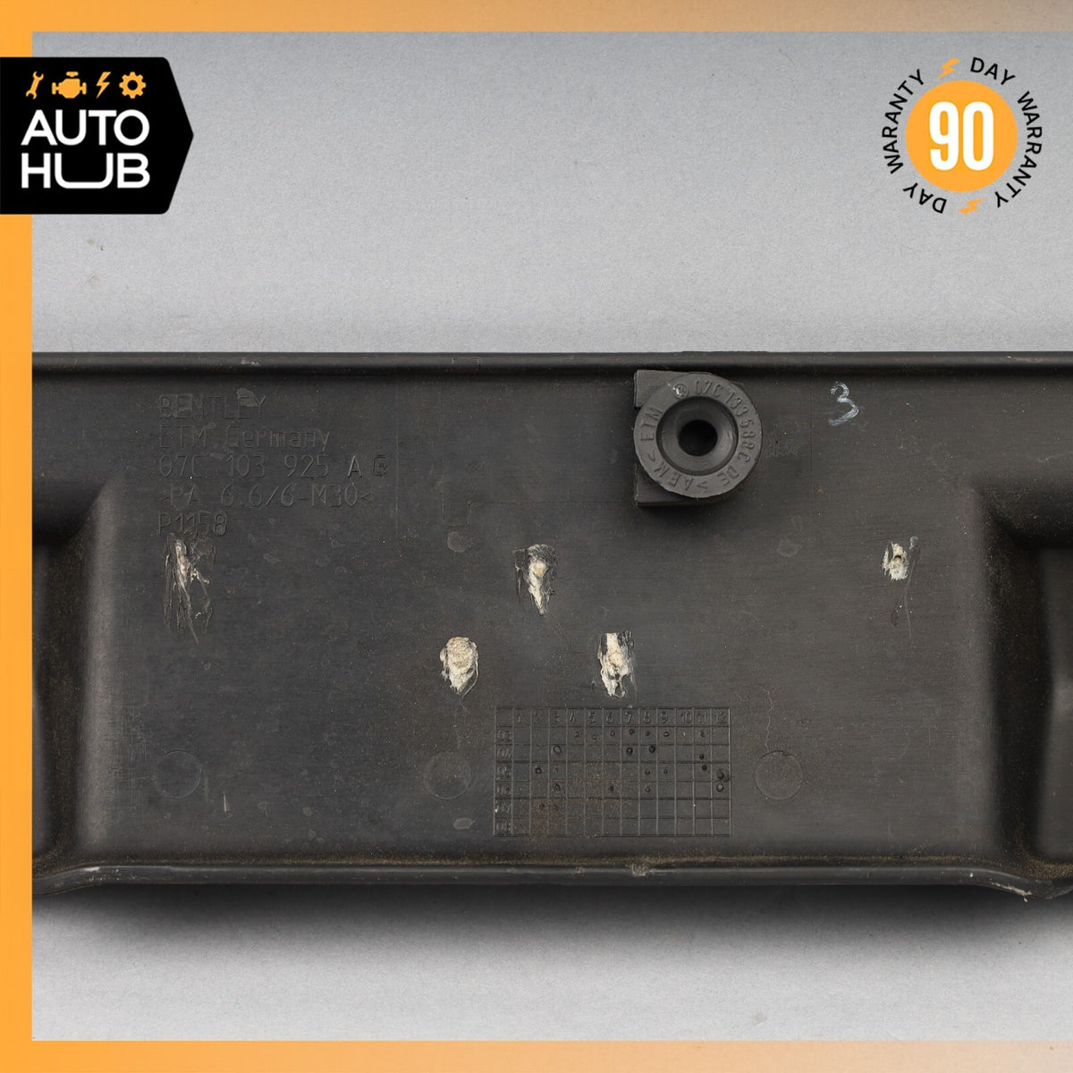 03-13 Bentley Continental Flying Spur Engine Compartment Rear Cover Panel OEM - photo 9