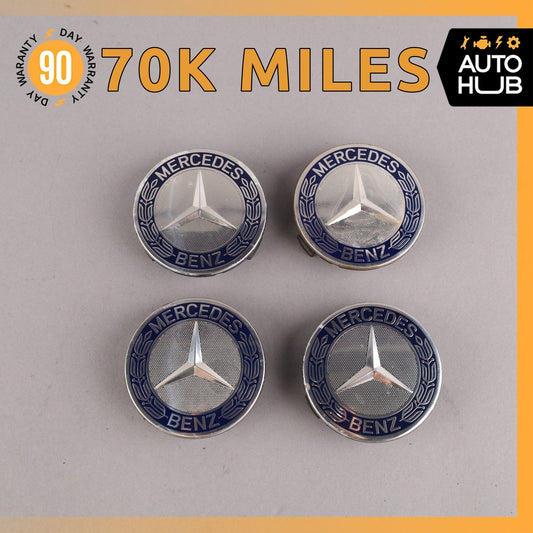 Mercedes R171 SLK350 Wheel Center Cap Cover Set of 4 1714000025 OEM - photo 1
