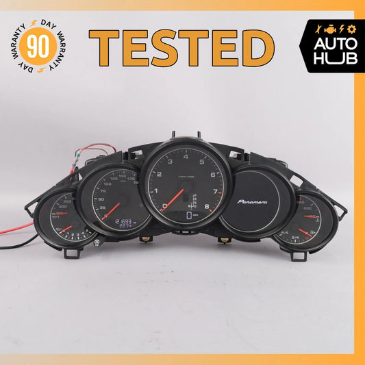 14-16 Porsche 970 Panamera 3.6L PDK Instrument Speedometer Cluster OEM - photo 1