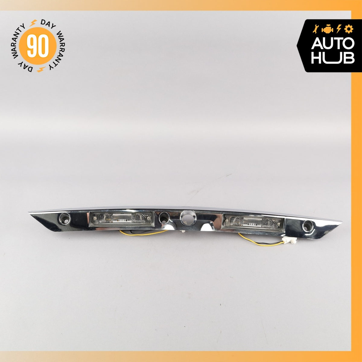 02-07 Maserati M138 4200 Coupe Rear Trunk Lid Moulding Plate w/Lights OEM - photo 11