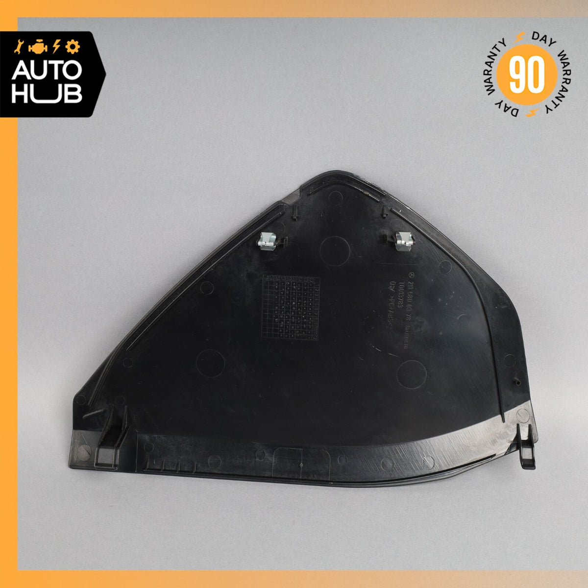 07-09 Mercedes W211 E350 E550 E63 Left Side Dashboard Trim Cover Panel Black OEM - photo 7
