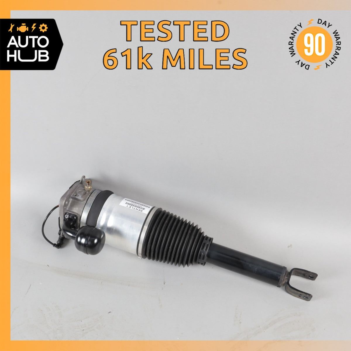 03-10 Bentley Continental GT Rear Left Driver Air Ride Air Shock Strut OEM 61k - photo 1