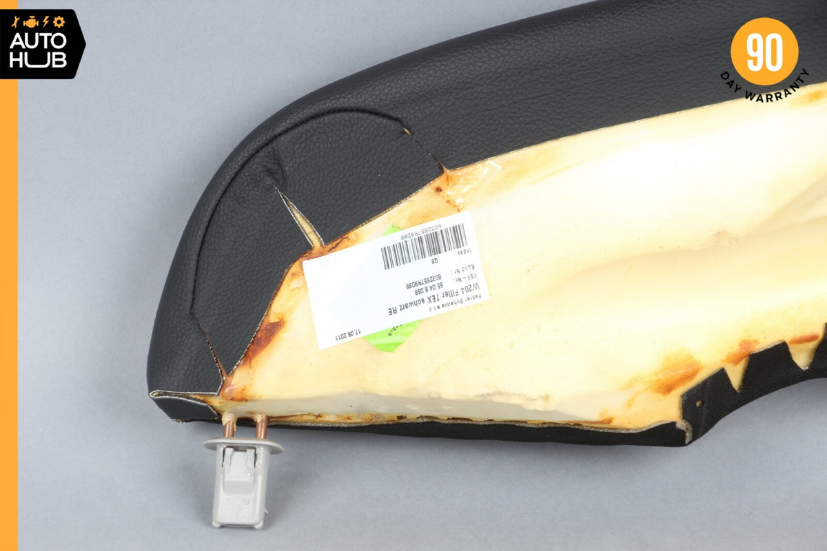 08-14 Mercedes W204 C250 C350 Rear Right Passenger Seat Side Bolster Black OEM - photo 8