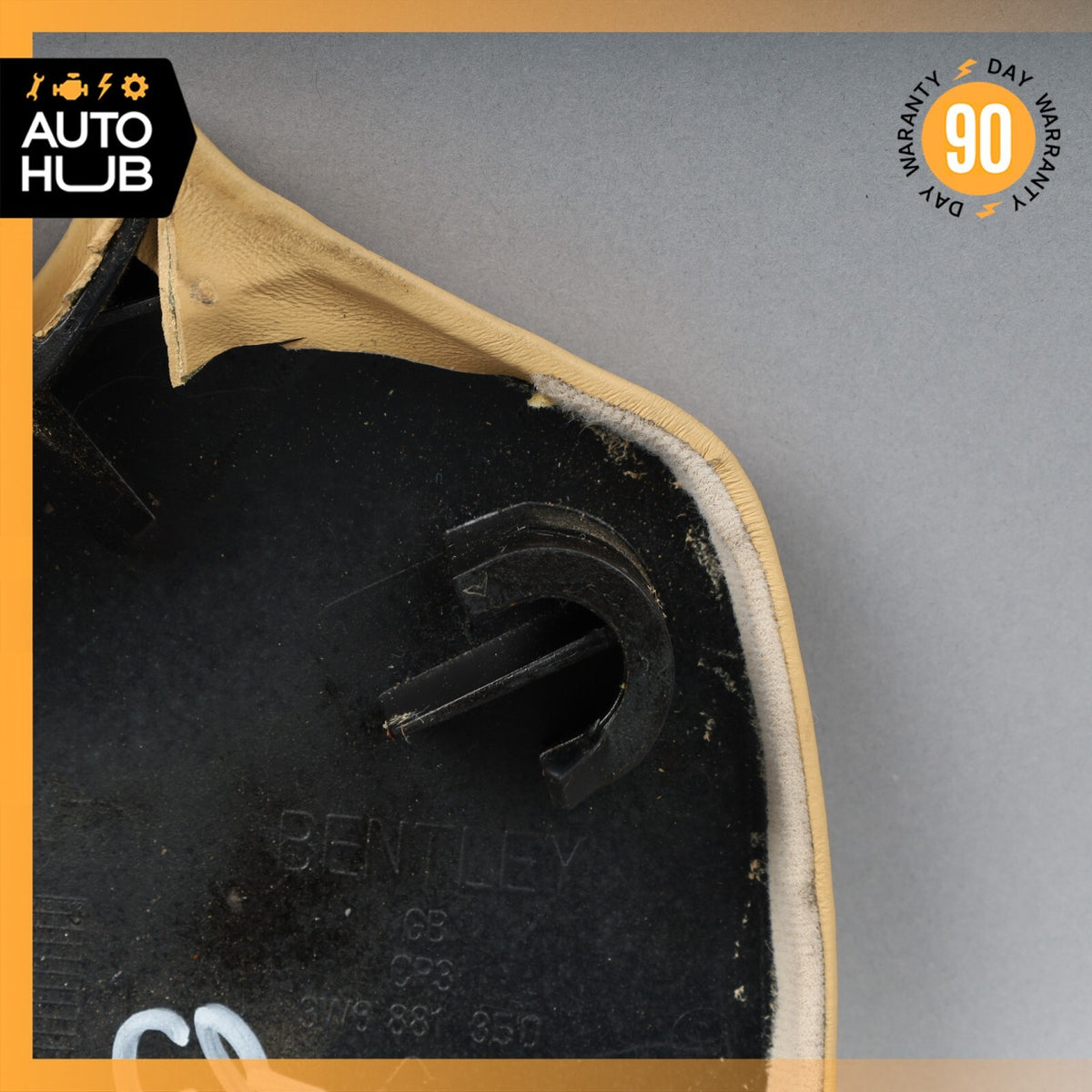 03-10 Bentley Continental GT GTC Front Right Side Seat Cover Trim OEM 36k - photo 7
