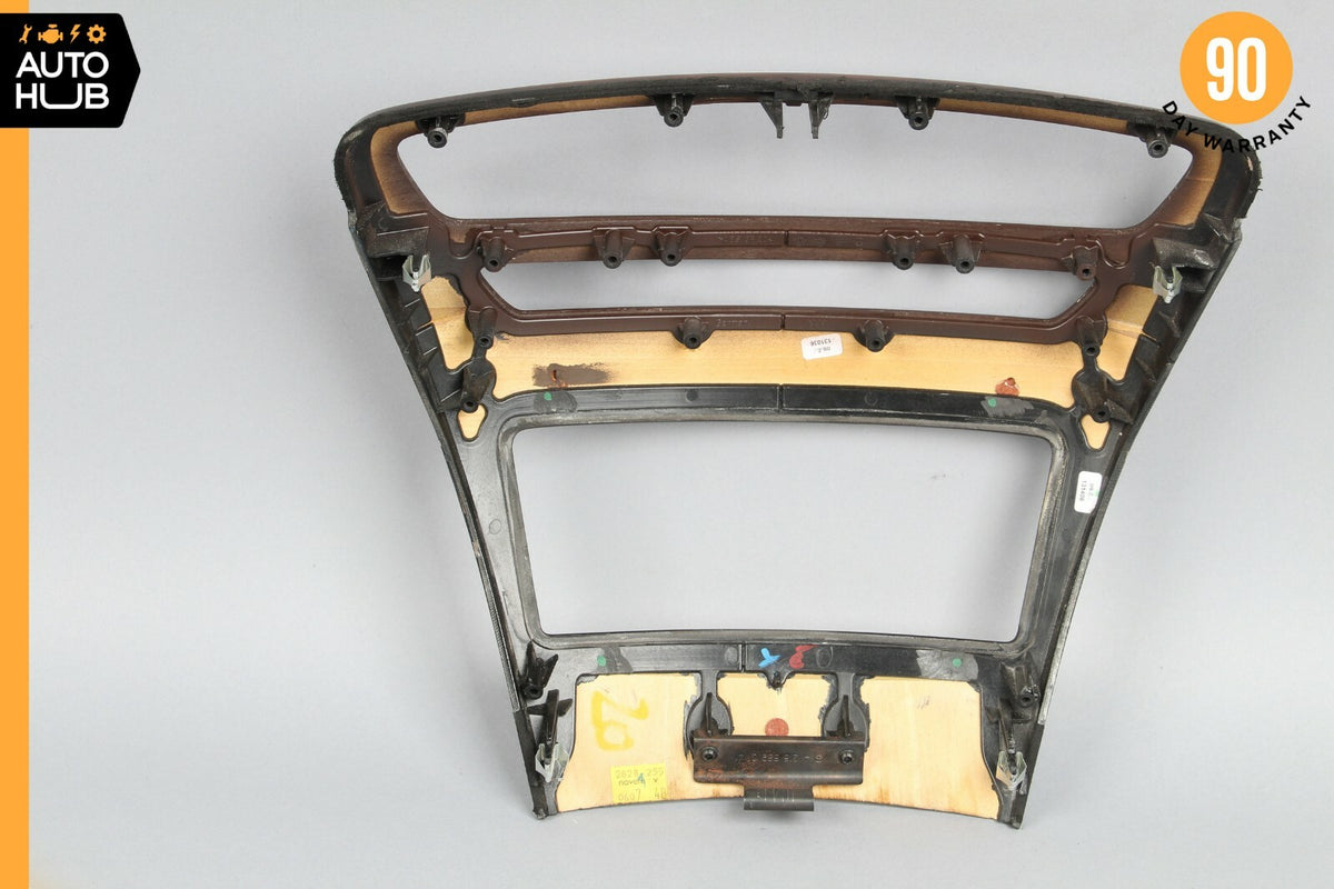 07-14 Mercedes W216 CL550 CL63 Center Console Command Unit Radio Bezel Trim OEM - photo 6