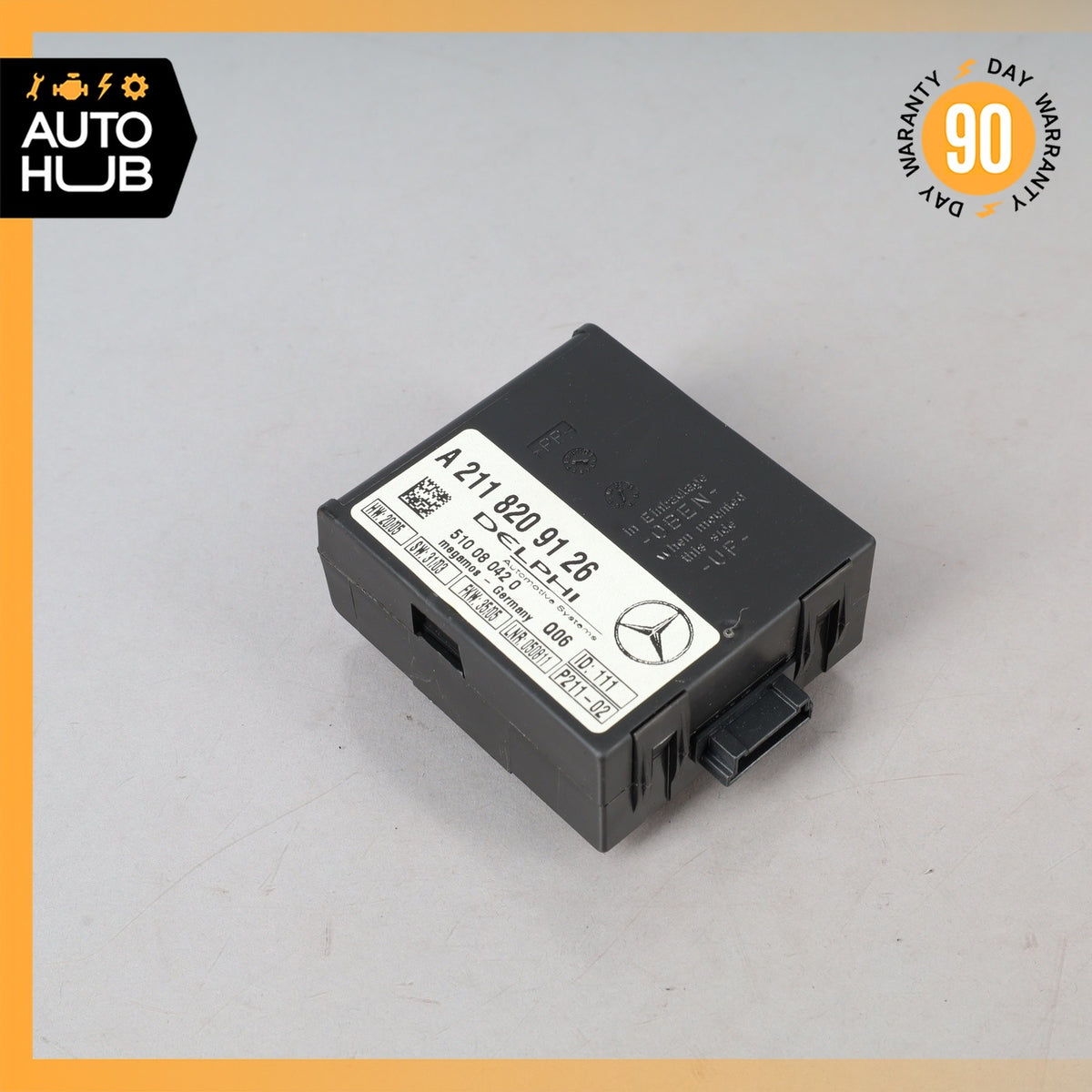 00-12 Mercedes R171 SLK350 SL500 E320 Anti Theft Alarm Module 2118209126 OEM - photo 2
