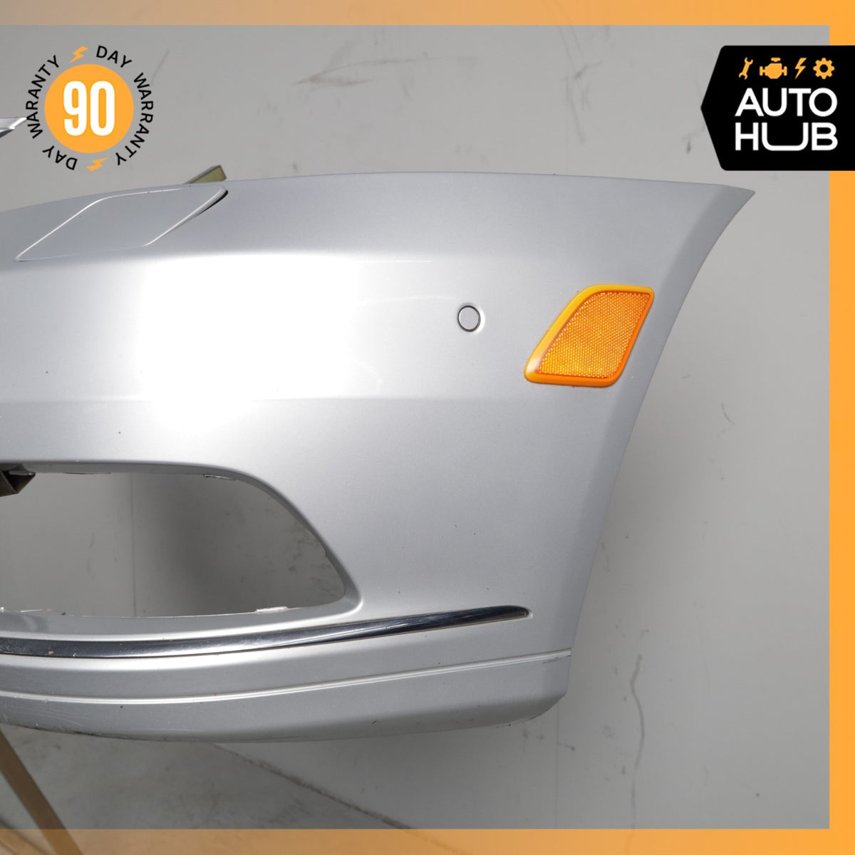 10-13 Mercedes W221 S400 S550 Base Front Bumper Cover Assembly Silver OEM 92k - photo 6