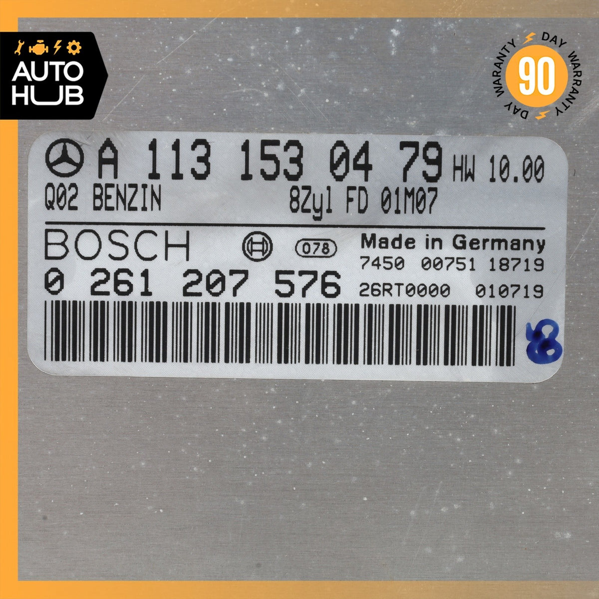 01-03 Mercedes W208 CLK430 ECU EIS Ignition Switch Key Lock Set OEM - photo 7