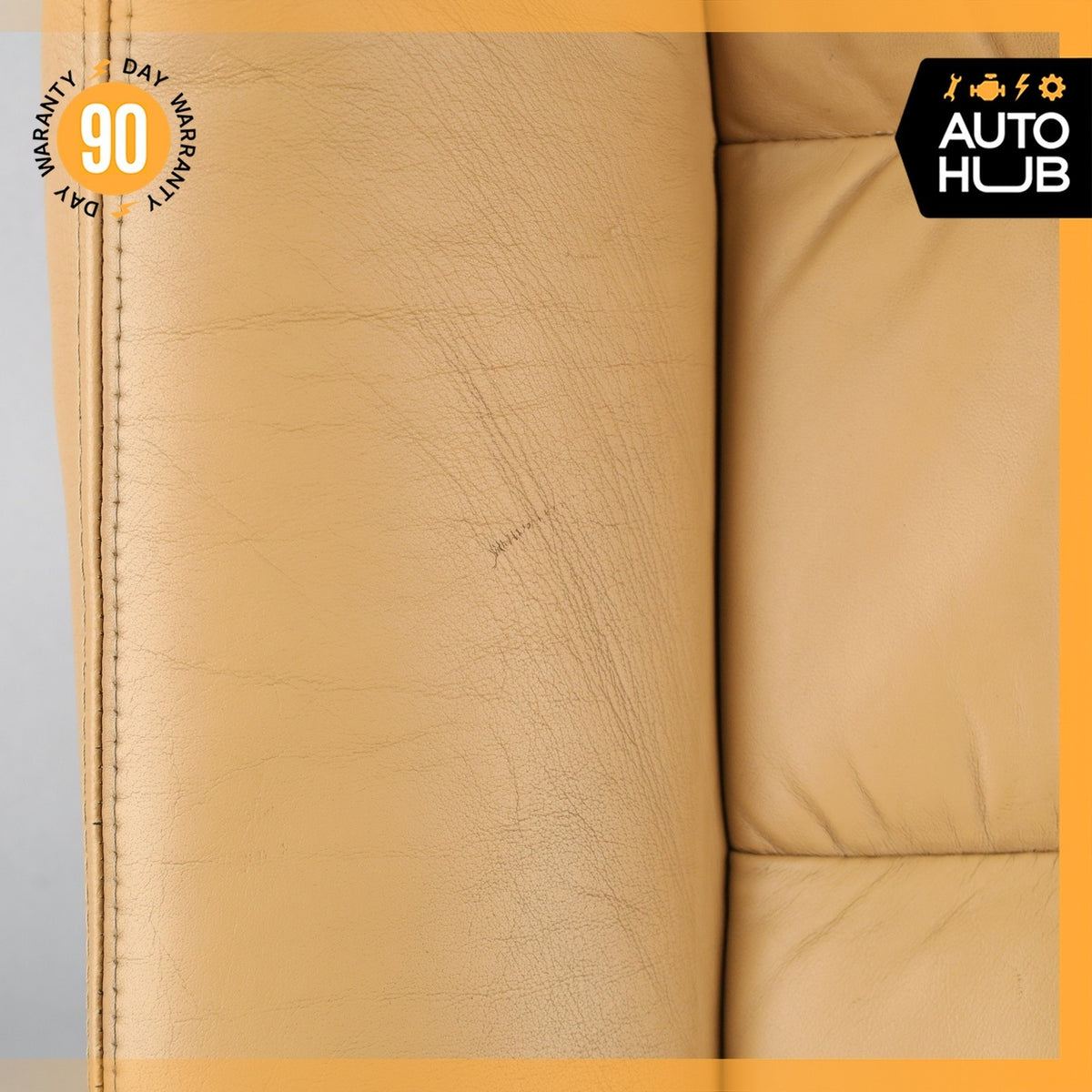 05-10 Porsche Cayenne 955 Front Right Side Seat Lower Cushion Leather Beige OEM - photo 6