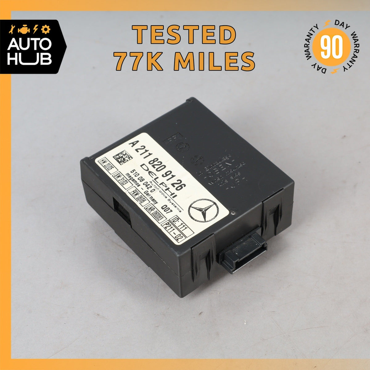 Mercedes W209 CLK350 S430 S55 AMG E320 Anti Theft Alarm Module 2118209126 OEM - photo 1