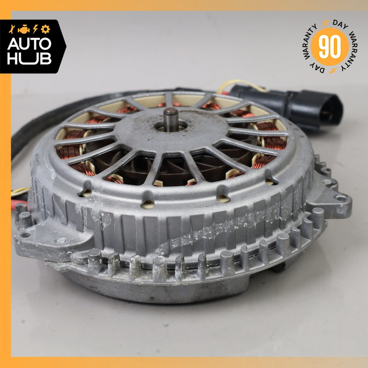 11-18 Porsche Cayenne 958 4.8L Engine Cooling Radiator Fan Motor OEM - photo 3