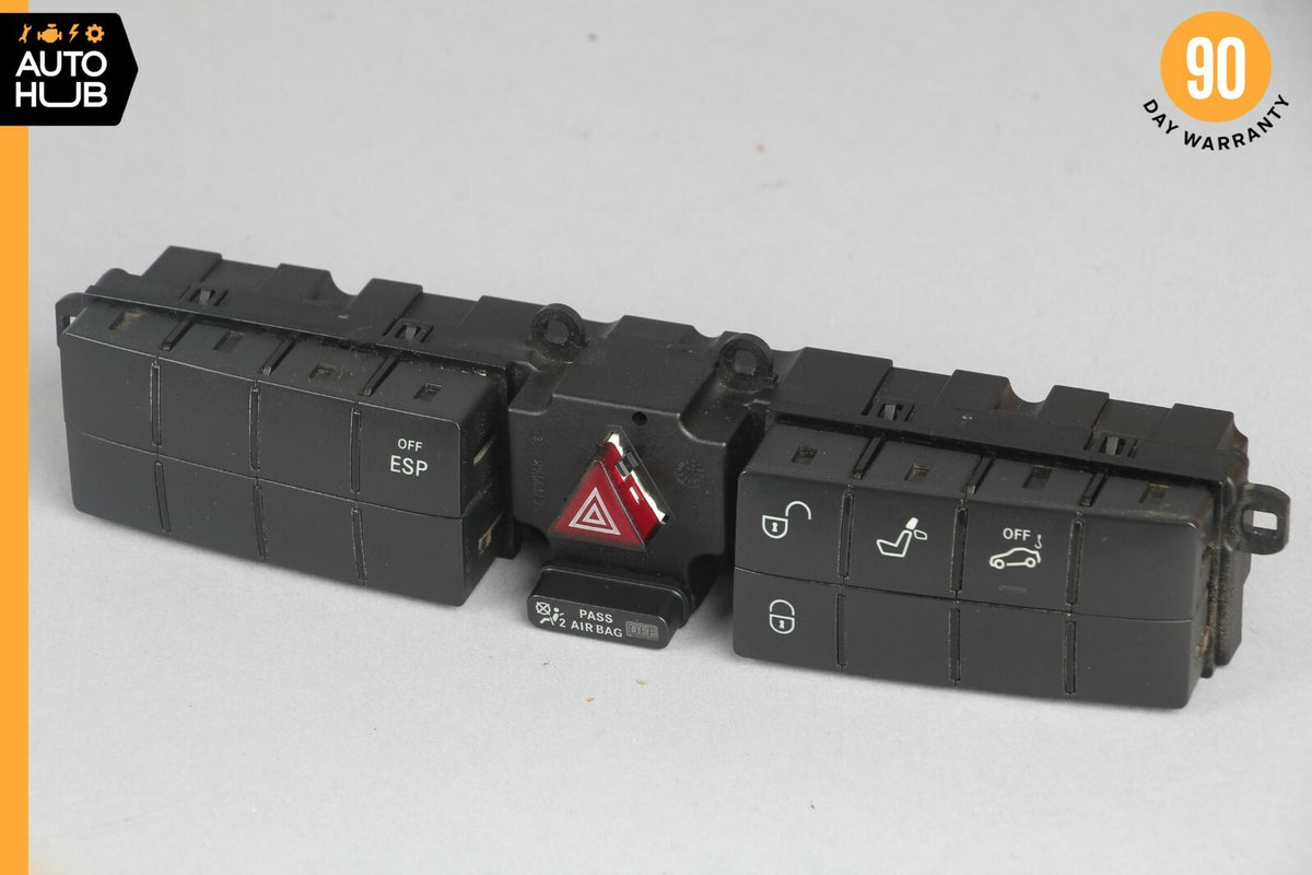 05-09 Mercedes W209 CLK350 CLK500 Center Dashboard Control Switch 2038700510 OEM - photo 1