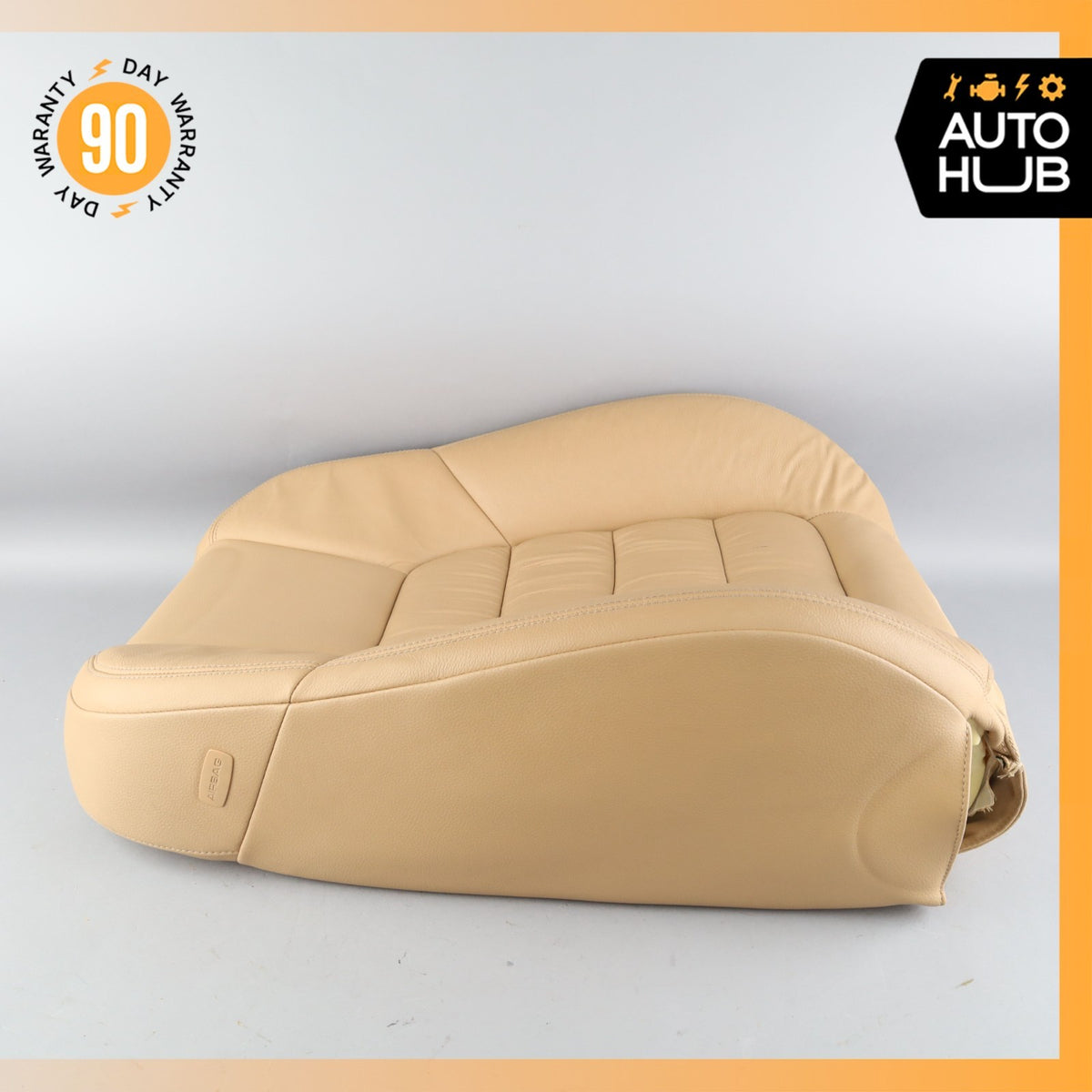 11-18 Porsche Cayenne 958 Front Right Side Seat Upper Cushion Beige OEM - photo 13