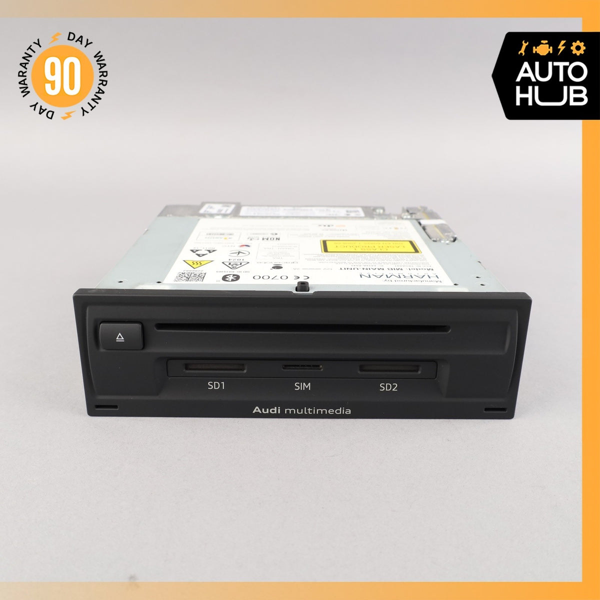 15-17 Audi 8V A3 E-Tron MIB AM FM Radio Navigation CD Head Unit 8V0035038B OEM - photo 6