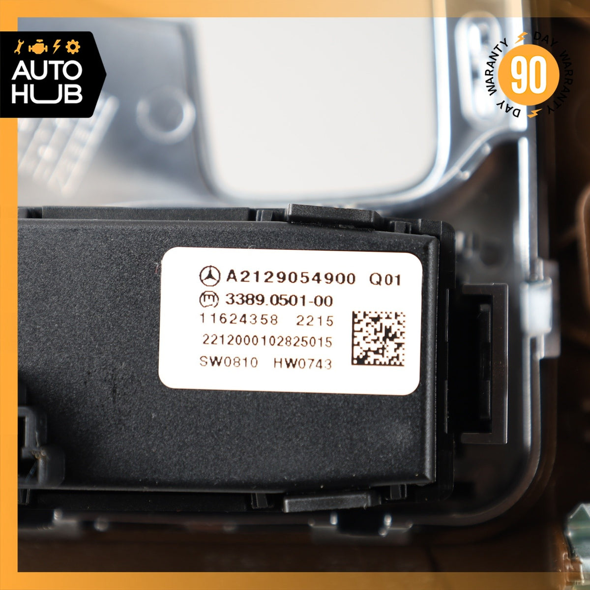 10-13 Mercedes W212 E400 E350 E550 Center Console Switch Trim Bezel Wood OEM - photo 13