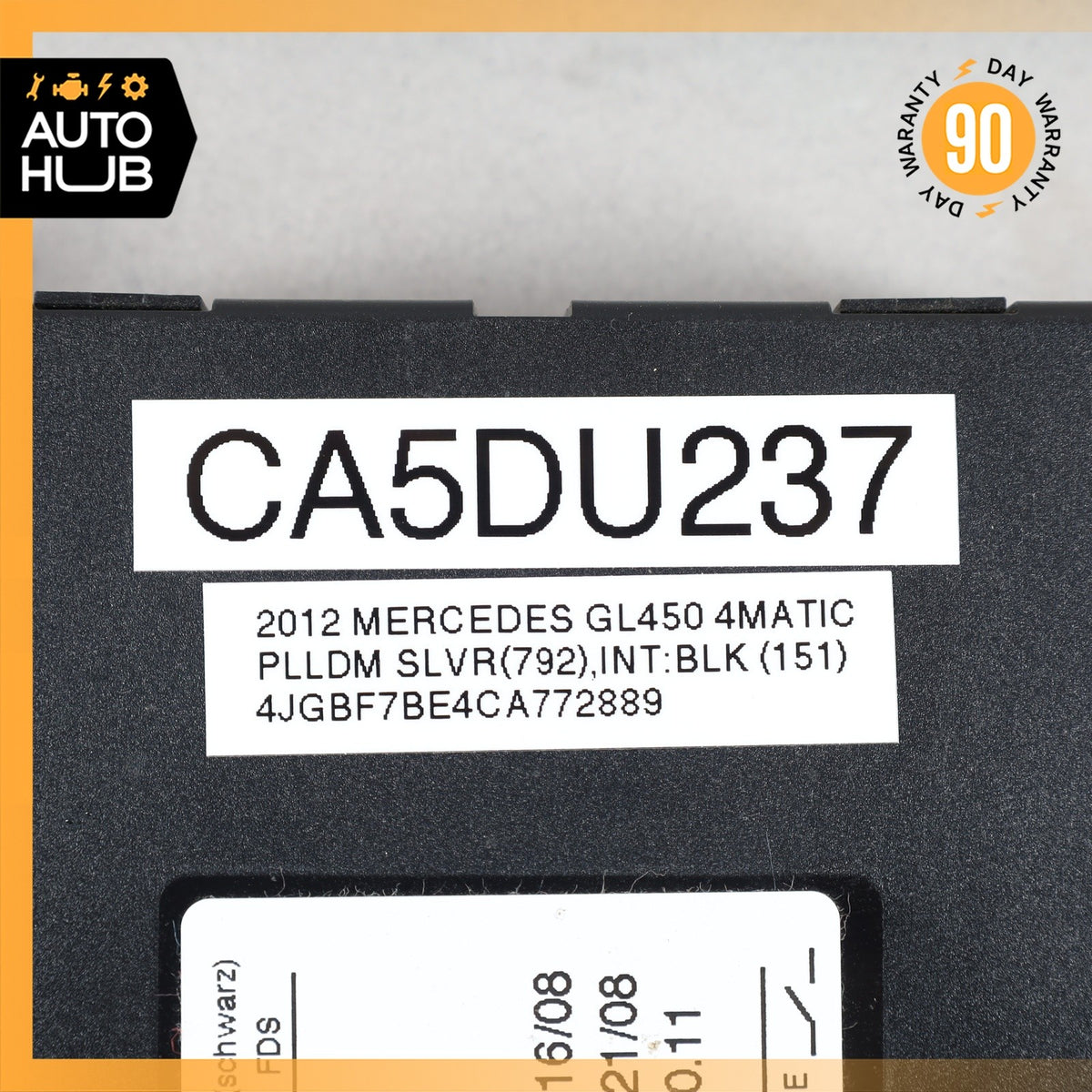 03-13 Mercedes X164 GL450 R350 Seat Control Module Front Left 2118704785 OEM - photo 9