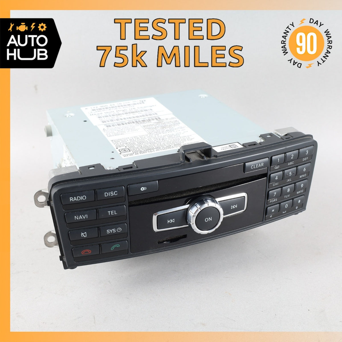 Mercedes R172 SLK250 SLK350 Navigation Command Head Unit DVD CD Audio OEM 75k - photo 1