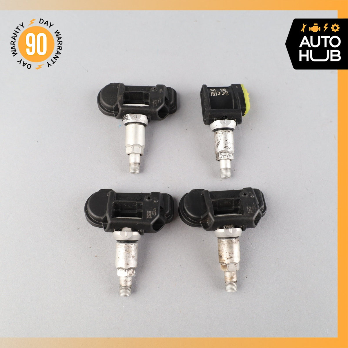 12-18 Mercedes W217 S550 GLK350 TPMS Tire Pressure Sensor 433 MHZ Set of 4 OEM - photo 8