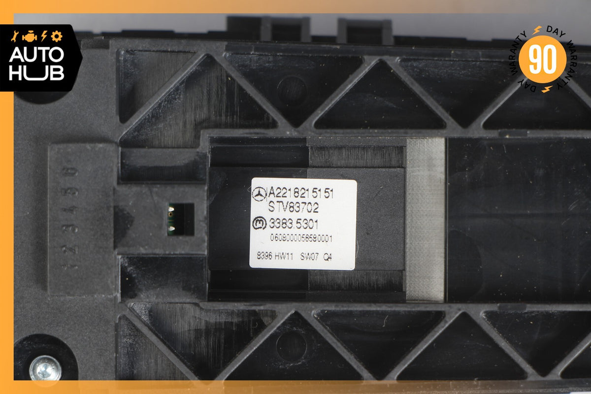 09-13 Mercedes W221 S550 S400 S450 Left Driver Master Window Switch Control OEM - photo 10